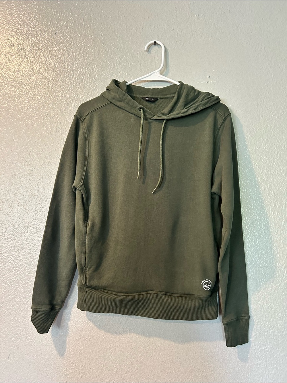 Allbirds R&R Hooded Sweatshirt Olive Green Mens XS / Womens S Unisex